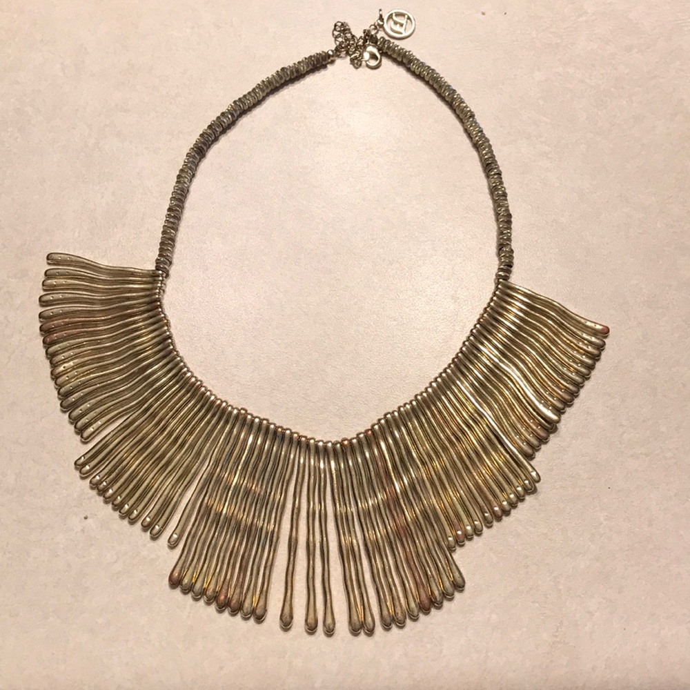 Statement Piece Gold Necklace - image 1